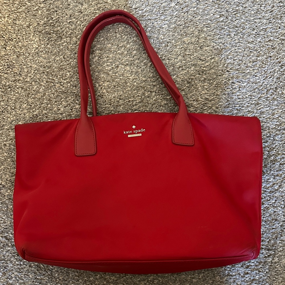 Kate Spade Cherry Red Tote Bag